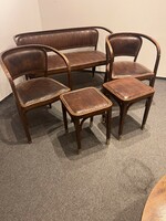 Gustav Siegel Lounge Suite, Jugendstil, J&J Kohn