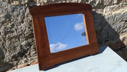 Wooden framed mirror (45*38)
