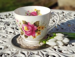 English rose tea cup