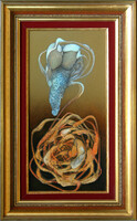Zoltán Ludvig: Evolution cycle - with frame 52x32 cm - artwork: 40x20 cm - 2311/18