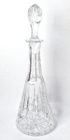 MA MINDENT ELADOK!  :)  Hatalmas méretű, gyönyörű kristály butella  /37,5 cm.