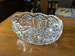 Antique medium crystal bowl
