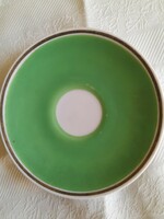 Zöld  Hollóházi tányér 12 cm