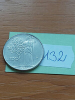 Italy 100 lira 1977, goddess Minerva, stainless steel 132