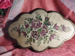 Beautiful, hand-painted wooden wall ornament, decoration