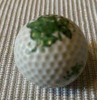 Herend Appony patterned porcelain golf ball