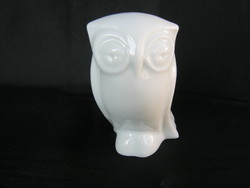 Owl white porcelain