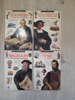 Great explorers book series: Columbus + Magellan + Captain Drake + Cook
