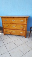 Pine 3-drawer chest of drawers