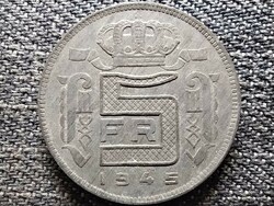 Belgium iii. Lipót (1934-1951) 5 francs Dutch text 1945 (id44072)