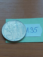 Italy 100 lira 1978, goddess Minerva, stainless steel minted!!! 135