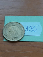 Italy 200 lire 1979, aluminum bronze 135
