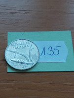 Italy 10 lira 1974 alu. Kalás 135