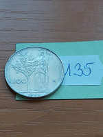 Italy 100 lira 1964, goddess Minerva, stainless steel 135