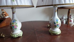 Herend Victoria pattern lamp, 2 in a pair. 58 Cm