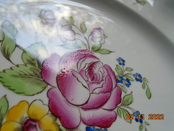 -50% SPODE angol porcelán látványos virágmintás tányér 22 cm