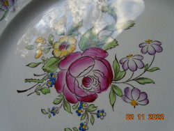 -50% SPODE angol porcelán látványos virágmintás tányér 22 cm