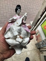 Japanese porcelain statue, flawless old work, 15 cm.