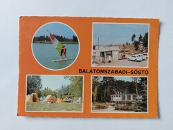 Régi képeslap fotó levelezőlap Balatonszabadi Sóstó