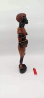 African dancing woman made of wood from Mahaboni