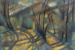 Rafael Győző Viktor (1900-1981): Tájkép, 40 x 60,5 cm