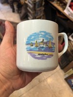 Zsolnay Balaton porcelain tea mug, excellent for collectors.