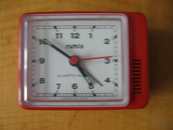 Retro red cloth alarm clock