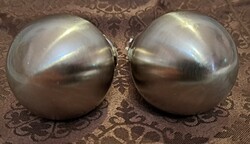 2 large silver furniture buttons for creatives (m4052)
