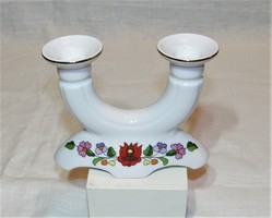 Gyertyatartó - Kalocsai porcelán