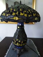 Tiffani álló lámpa - szitakötőkkel / 62 cm
