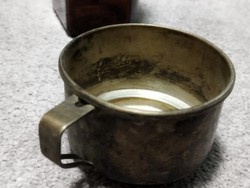 Tea vagy kávé szűrő antik fém edény