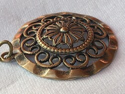 MEDÁL-Bronzírozott fém-