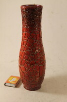 Antik eozin repesztett mázas zsolnay váza 864