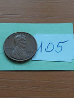 Usa 1 cent 1978 abraham lincoln, copper-zinc 105