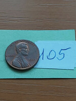 Usa 1 cent 1983 abraham lincoln zinc copper plated 105