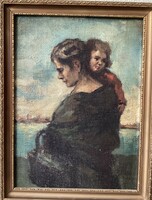 Bardócz Dezső - Anya gyermekével