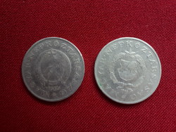 2 db 2 Ft-os érme 1950 és 1965