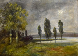 Dániel Mihalik (1869 - 1910) landscape around Szolnok