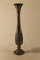 Ezüstözött fém váza 869