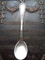 Antique silver-plated spice spoon