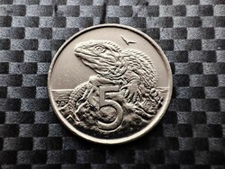 Új Zéland 5 cent, 1997