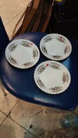 Royal Frakonia German porcelain plates, 3 pieces, 18 cm.