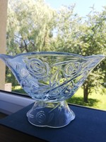 Beautiful base glass serving bowl