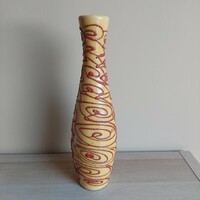 Csizmadia Margit Pesthidegkúti kerámia váza 40 cm
