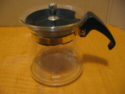 Pyrex jénai kancsó arany-fekete színnel