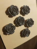 Rose decoration, 6 buttons