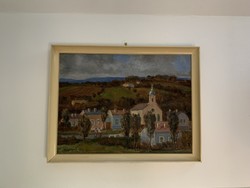 Bokor Vilmos festmény 57x78cm