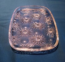 Crystal serving bowl 32 x 25 cm