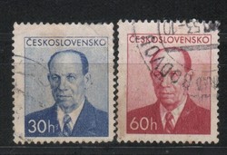 Csehszlovákia 0288 Mi 814-815    0,60 Euró