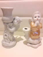 2 angel candle holders 12.10 cm